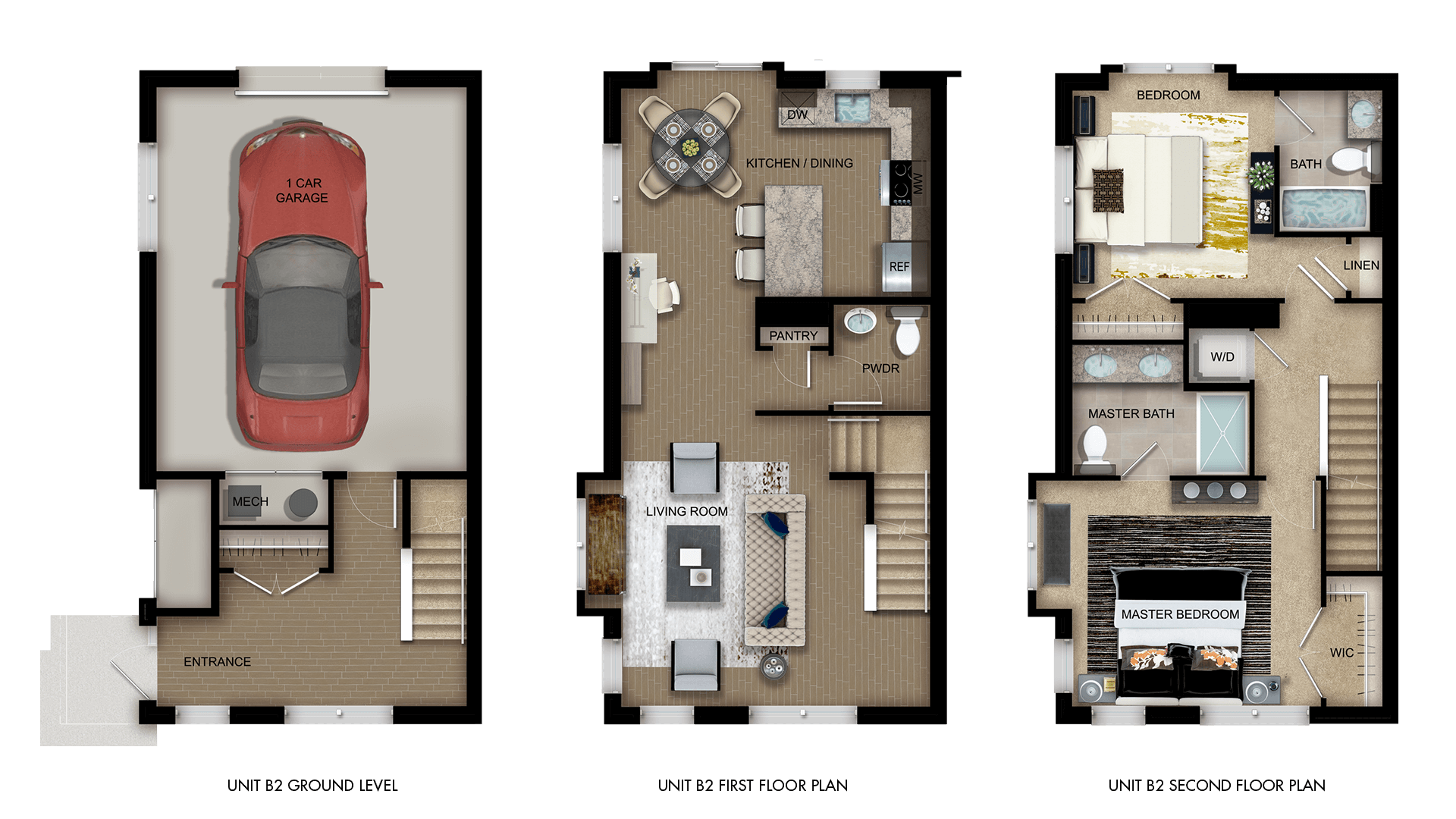 12 BR Floor Plans for Apartments & Townhomes Station Village at Avenel