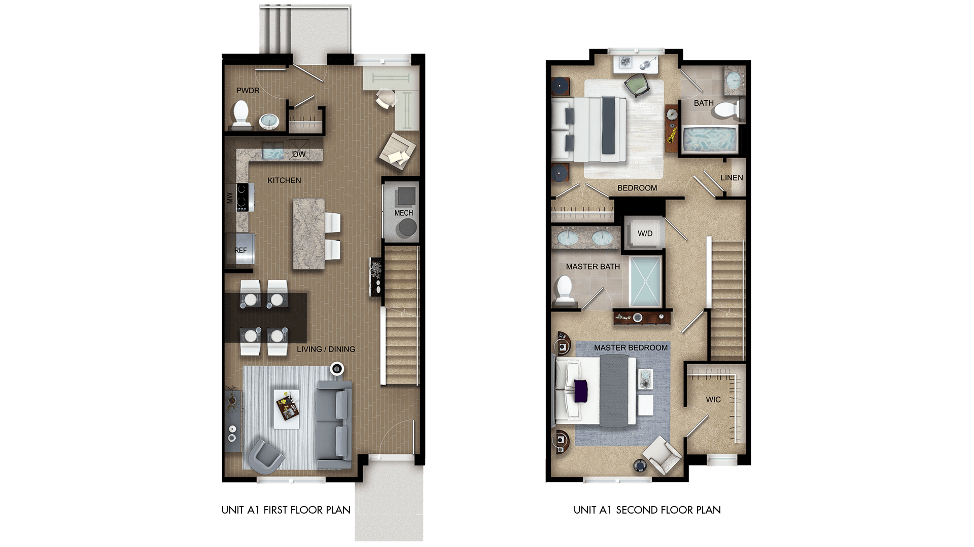 12 BR Floor Plans for Apartments & Townhomes Station Village at Avenel